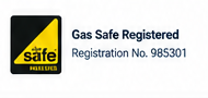 Gas Safe Registered, registration 985301